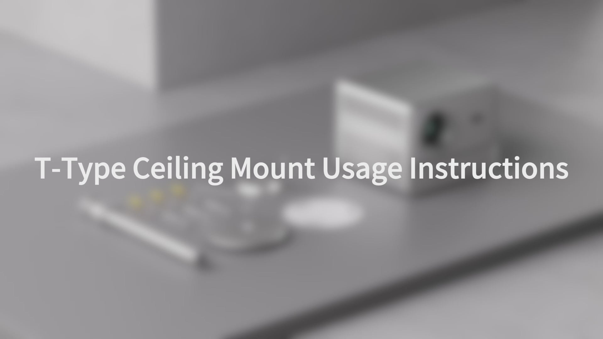 Wanbo Wanbo T-Type Ceiling Mount 360° Adjustable / Applicable to Most Projectors / 5kg Load Bearing/Top Plate Screws Hidden